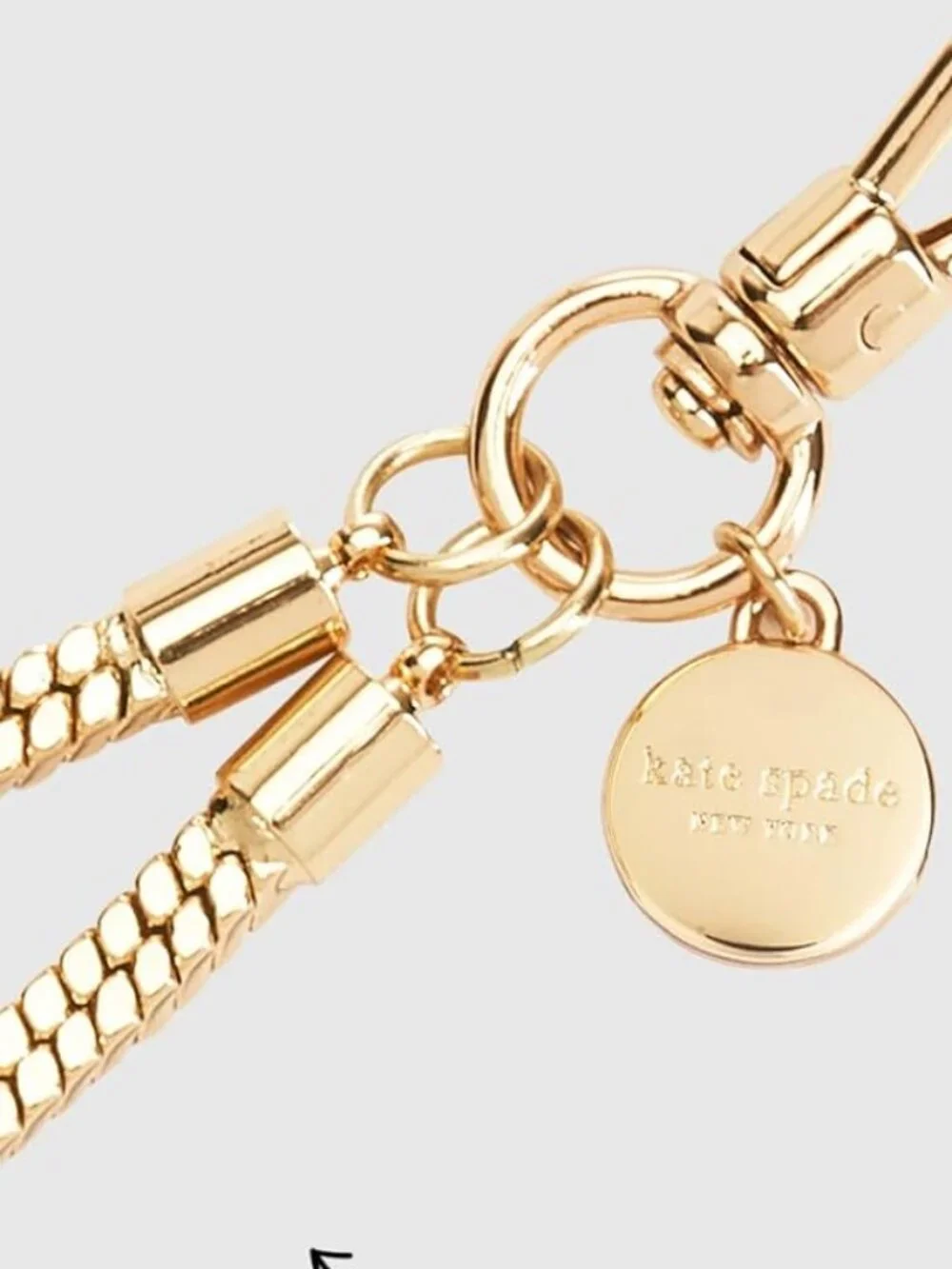 NWT Kate Spade Gold Crossbody Cell Phone Chain